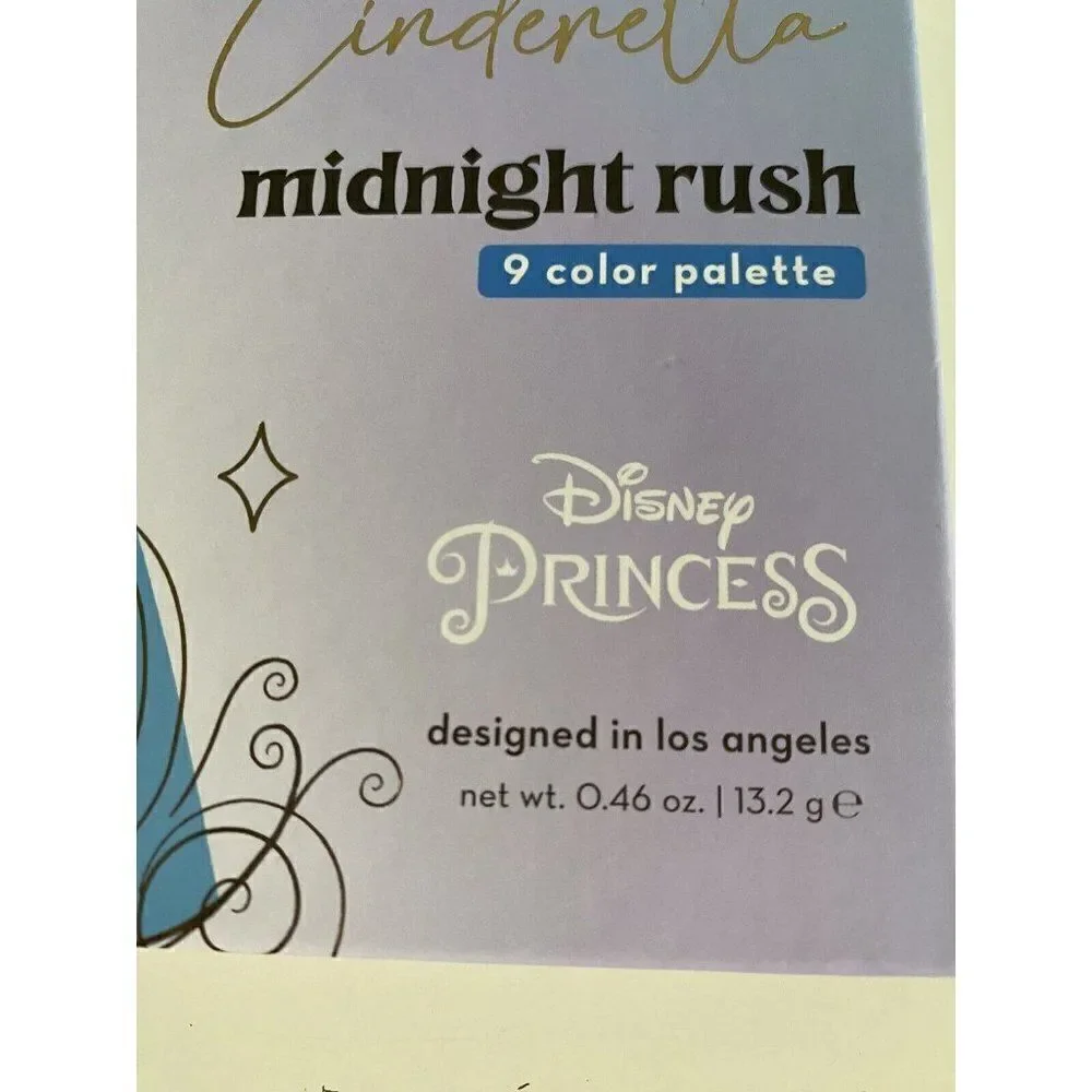 The Creme Shop‎ Disney Cinderella Midnight Rush Eyeshadow Palette 9 Color NEW